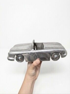 Pottery Barn 10" Aluminum Classic Car Sculpture